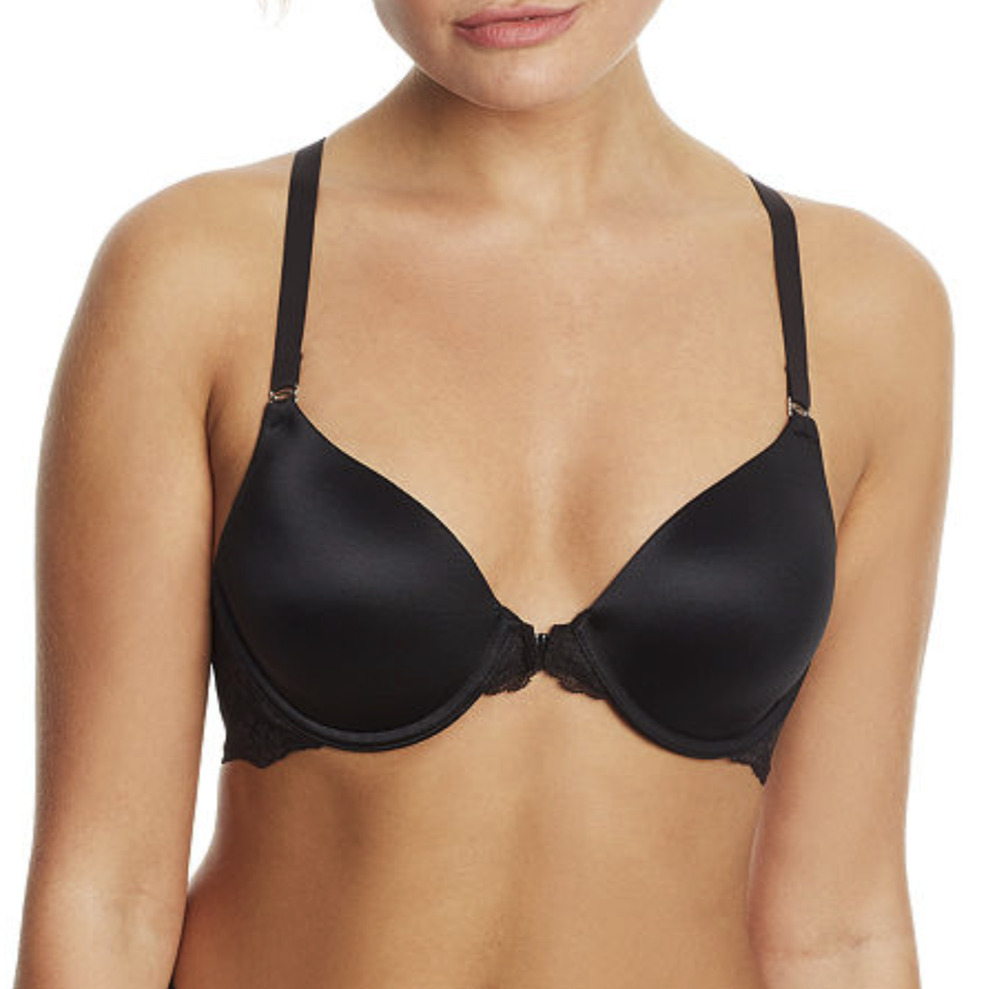 Maidenform Women One Fab Fit Full Coverage Racerback Bra Black Size 34B